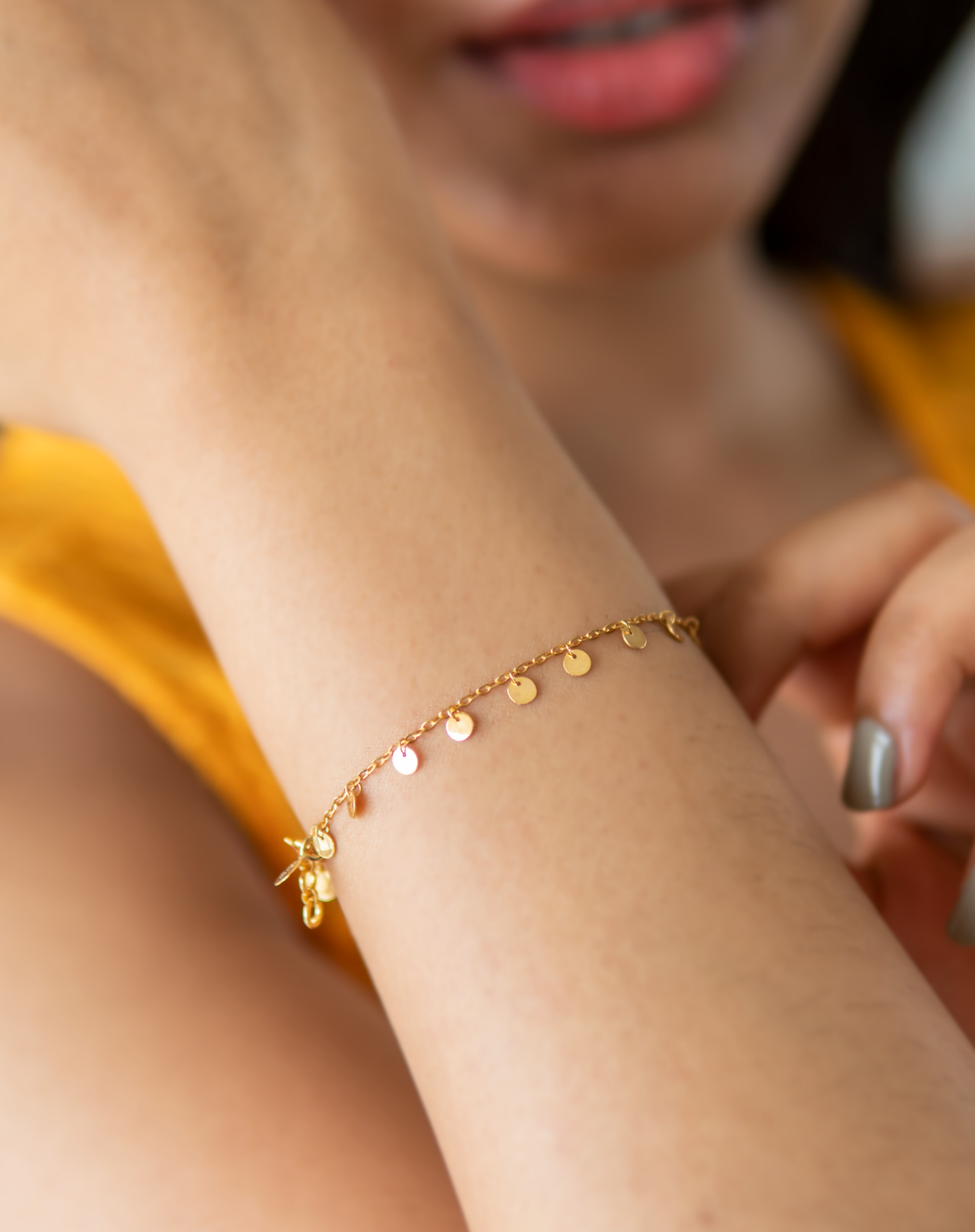 Diamond Gold Letter Bracelet| Buy 18k gold bracelets| STAC Fine Jewellery